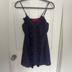 AKIRA mini dress with ruffle detail